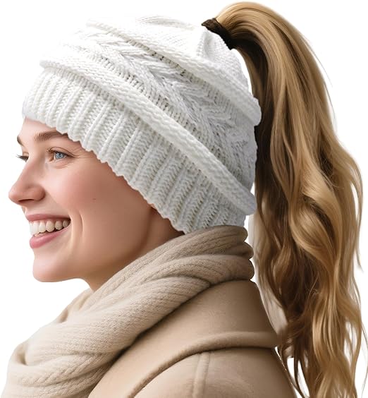 PoniBelle™- Winter Ponytail Beanie