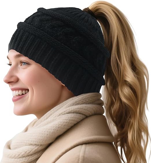 PoniBelle™- Winter Ponytail Beanie