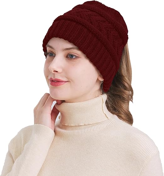 PoniBelle™- Winter Ponytail Beanie